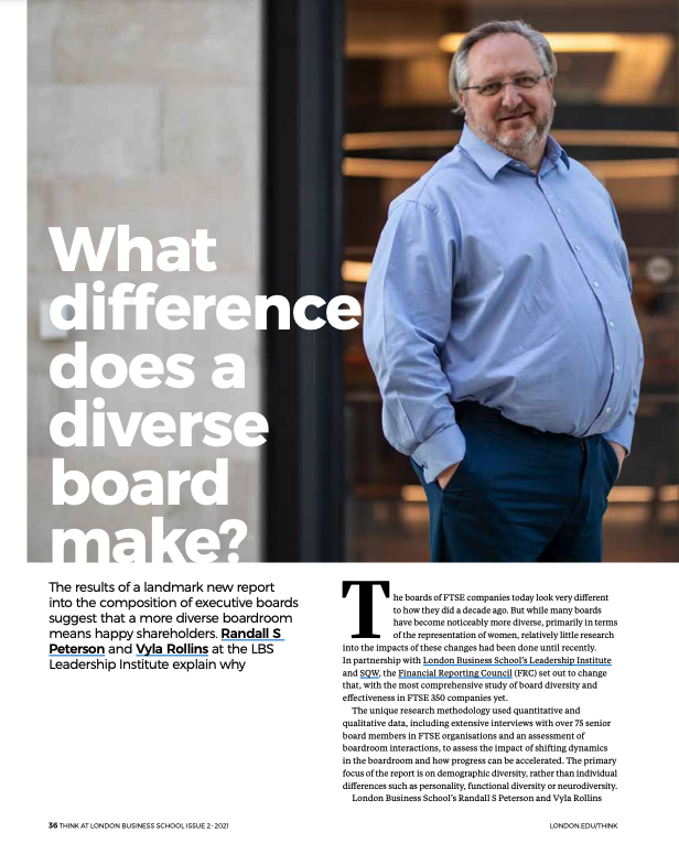 What Difference Does a Diverse Board Make