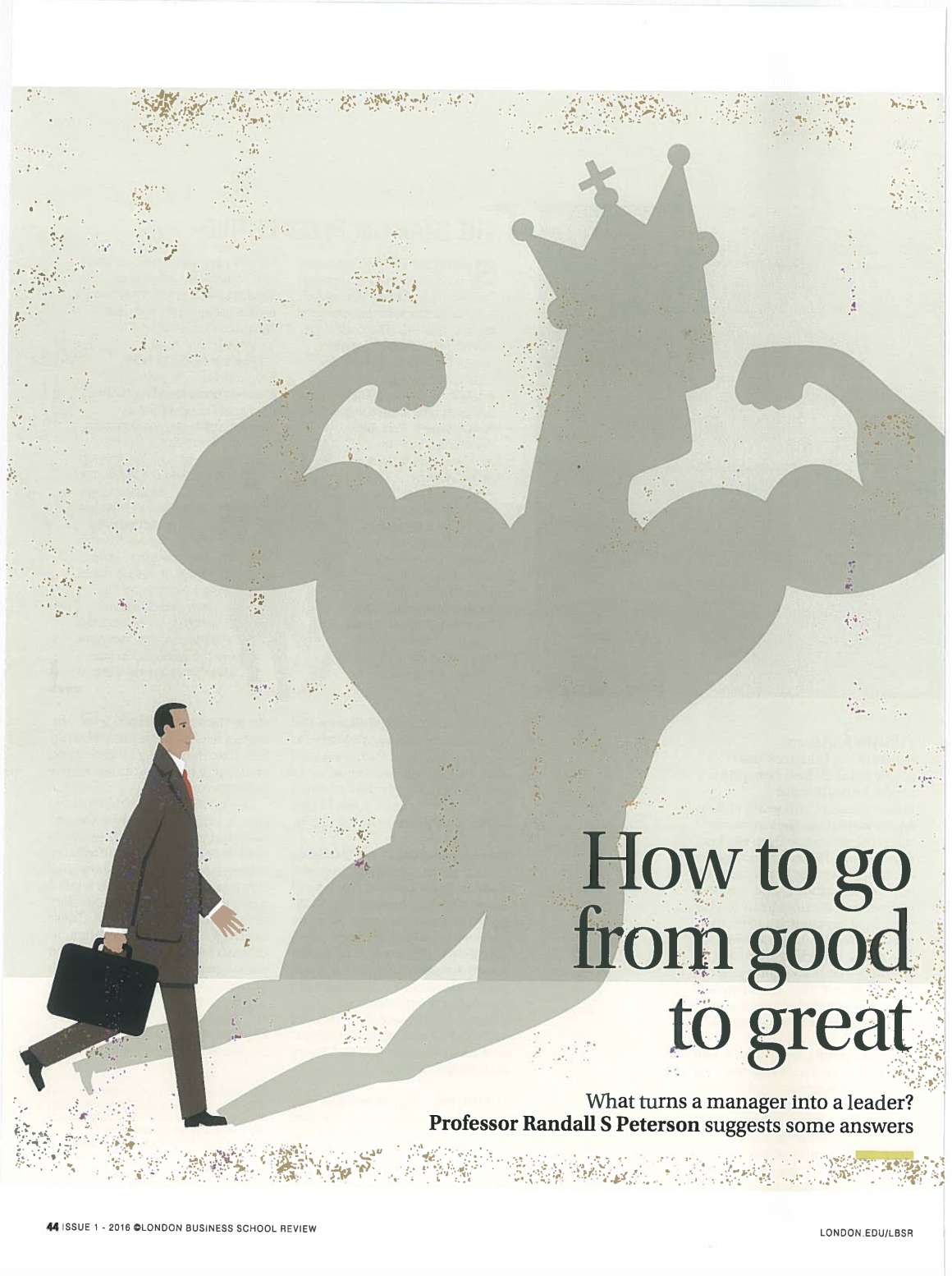 How to go from Good to Great