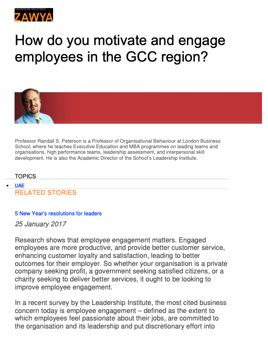 How do you motivate and engage employees in the GCC region?